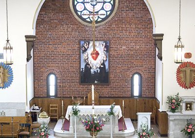 Daily and Sunday Masses at Sacred Heart Church in Richmond, Virginia